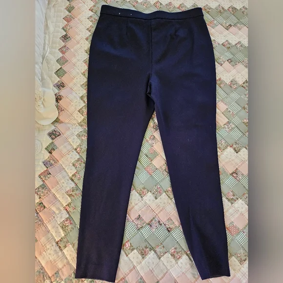 Chico's Faux Leather Front Panel Pants -  Pull On - Picture 3 of 9